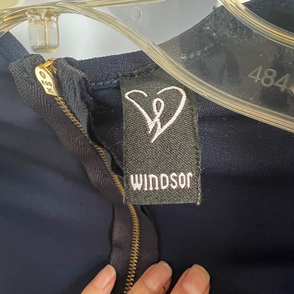 WINDSOR π NAVY π Sheath Dress size XS - Picture 5 of 5